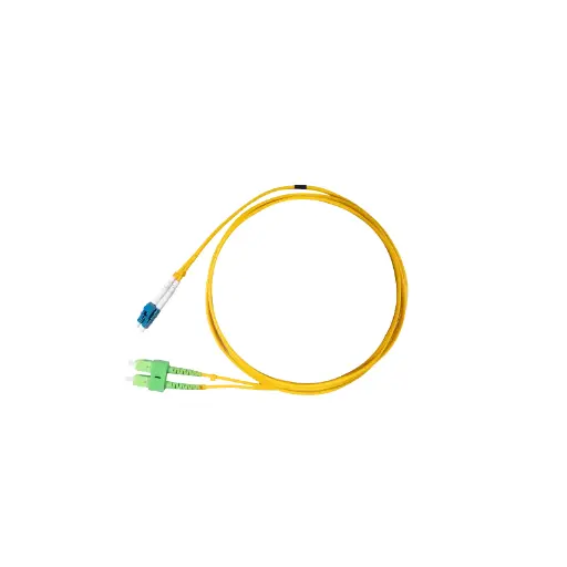 [FO-2393] Patch Cord FO Sc/Apc - Lc/Pc Sm X 2Mts Duplex
