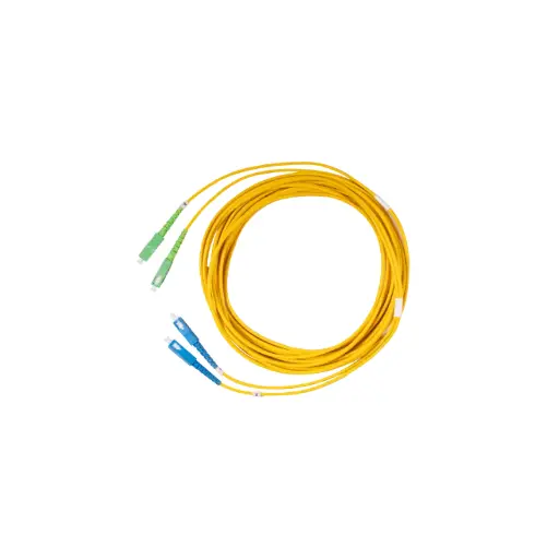 [FO-4168] P.Cord Fibra Optica Sc/Apc - Sc/Pc Sm X 5Mts Duplex