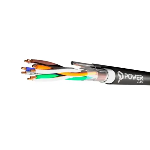 [LAN-FTP-CAT5-2] CABLE FTP EXTERIOR CAT5E CON TENSOR DE ACERO