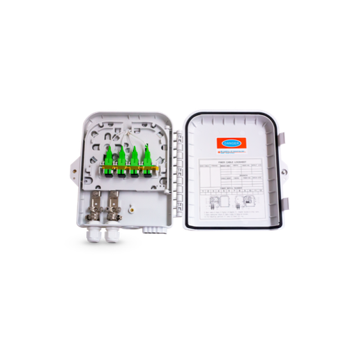 [GLC-FDB-002-01] FDB NAP Caja Exterior Ftth 2X8 + 1 Splitter 1X8 Conect.