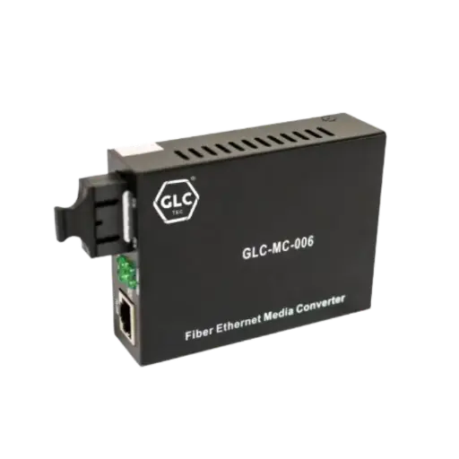 [GLC-MC-006] MEDIA CONVERTER 10/100/1000M Dual fiber. SM 1310nm.20km  SC. No incluye fuente