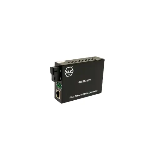 [GLC-MC-007-1] MEDIA CONVERTER 10/100M Single fiber SM 1310nm. 20km  SC  No incluye fuente