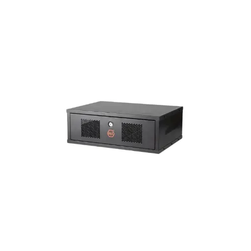 [GLC-MURAL-3U370] MURAL CCTV 3U - 370MM 19" DESARMADOS PTA. FRONTAL MICROPERFORADA