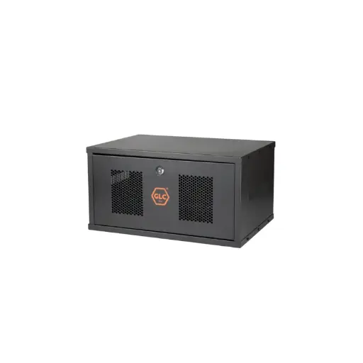 [GLC-MURAL-5U370] Mural Cctv 5U - 370Mm 19" Desarmados Pta. Frontal Microperforada