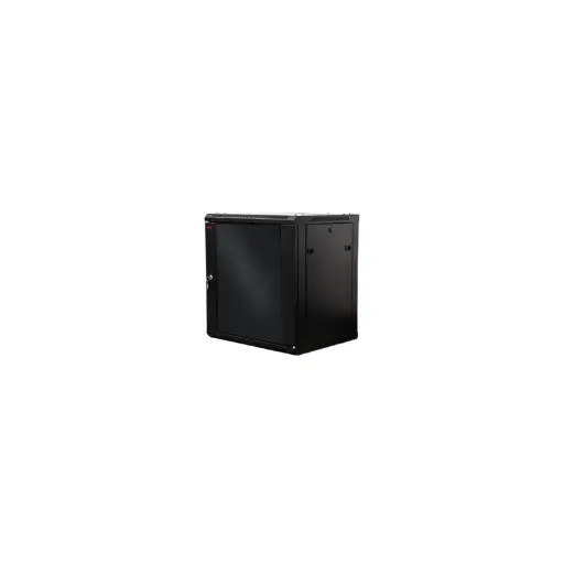 [GLC-MURAL-9U500] Mural Soho 9U - 500 Mm - 19" Pta. Crist./4Soportes Desarmados